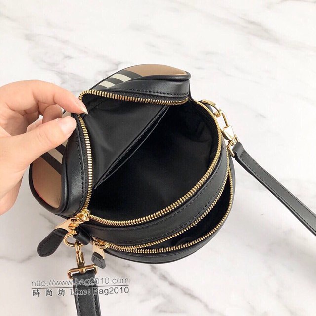 Burberry專櫃新款女包 巴寶莉Louise路易絲包圓形單肩包斜挎包  db1064